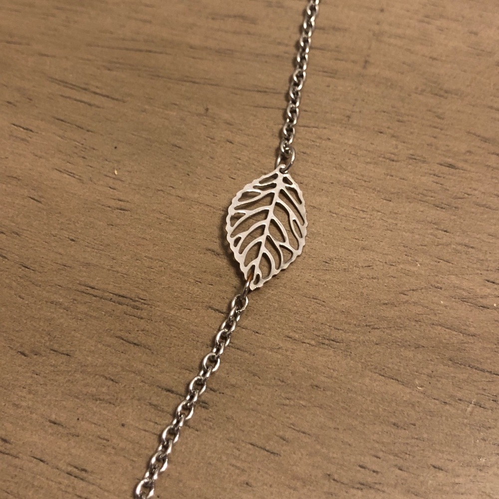 Jewelry - Elegant Silver Tone Sweater Charm Necklace - Picture 3 of 8